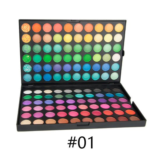 120 color eye shadow make-up tray