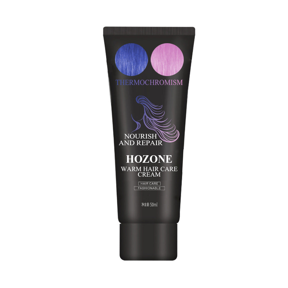 Professional Use Colour Cream Magical Thermochromic Semi Tool Permanent Purple Grey Dye Green Hair Paint Blue Color
