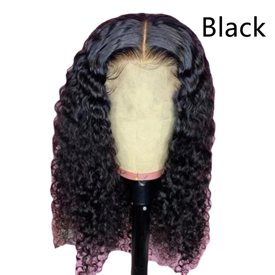Women's Fluffy Corn Perm Small Roll Head Cover Wig -Ready to Install