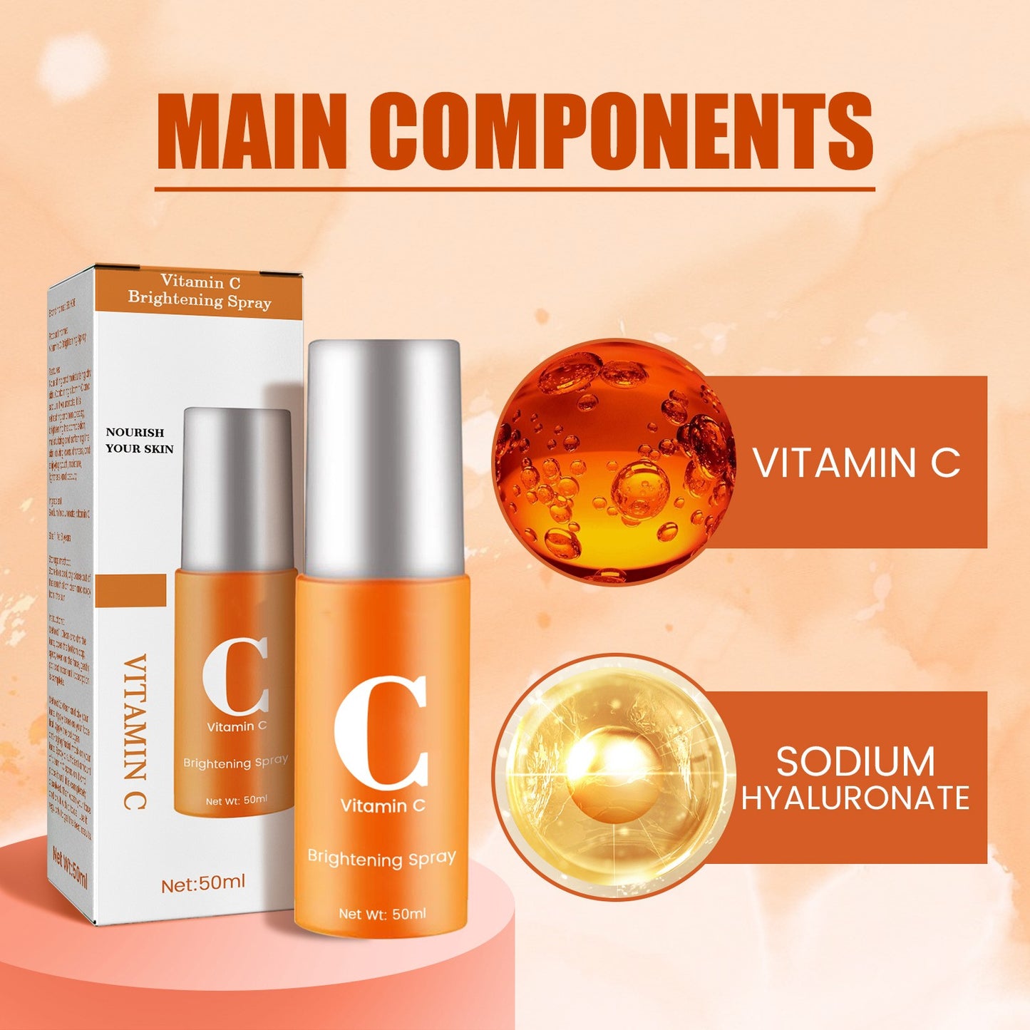 Vitamin C Moisturizing Spray For Moisturizing Skin