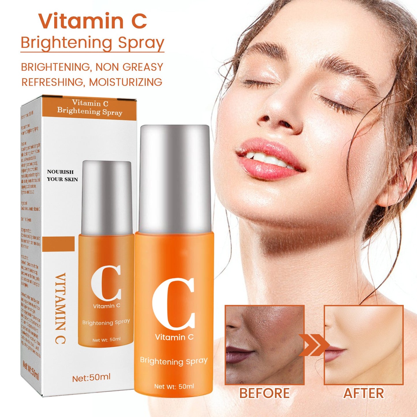 Vitamin C Moisturizing Spray For Moisturizing Skin