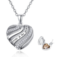 Heart Locket Necklace for Women 925 Sterling Silver Picture Locket Necklace That Holds Pictures Necklace Locket Memories Jewelry Gift