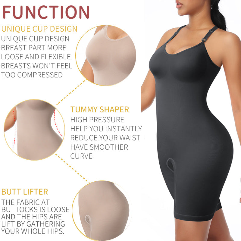 Bodysuit Shapewear Women Full Body Shaper Tummy Control Slim